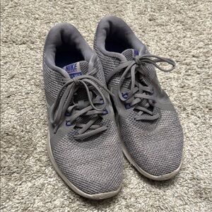 Nike Charcoal and Blue Running Shoes